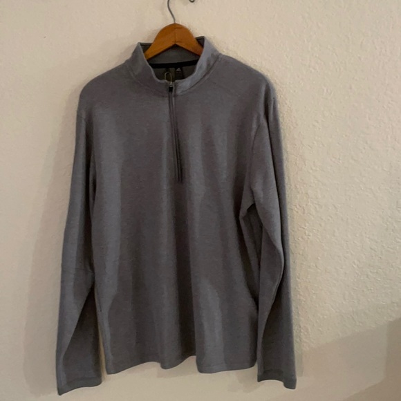 adidas Other - Adidas Men’s Long Sleeve Athletic 1/4 Zip Pullover Size Medium in Gray.